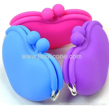 Fashionable Various Kinds Of Waterproof Silicon Rubber Coin Bag 